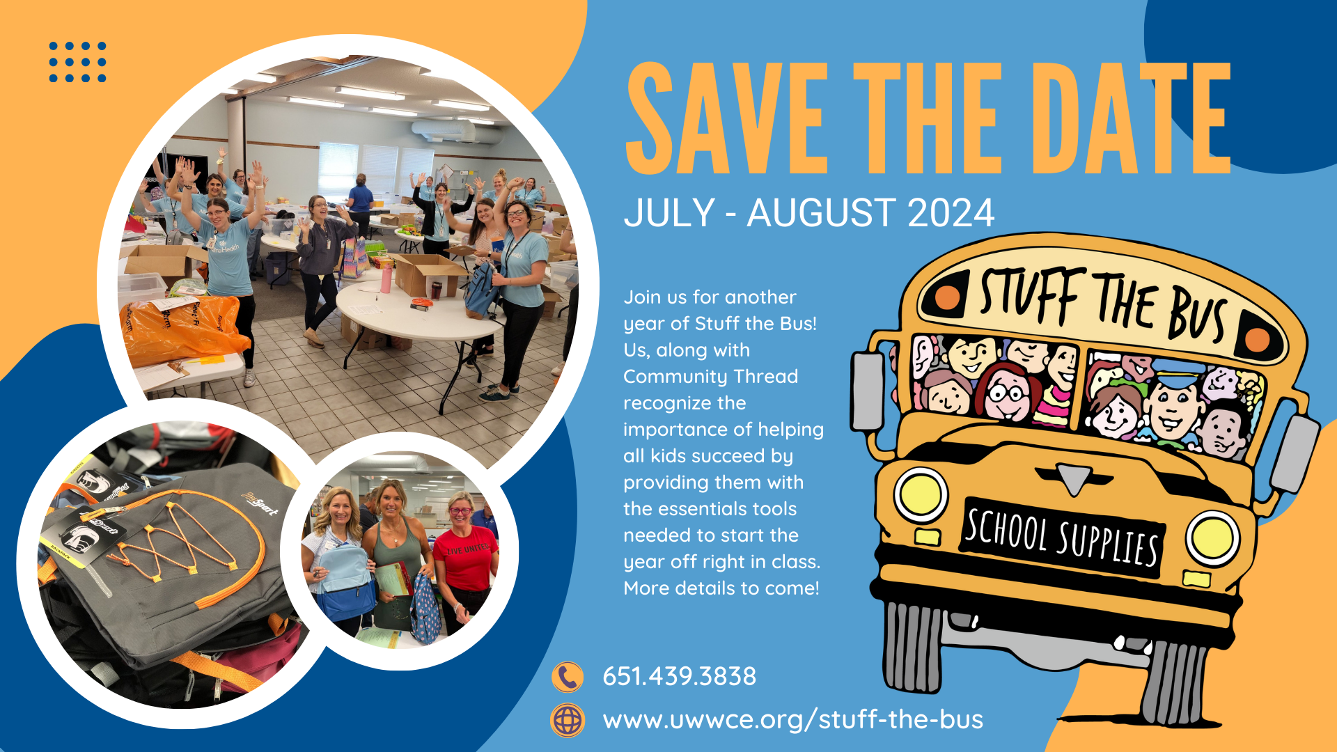 Stuff the Bus save the date